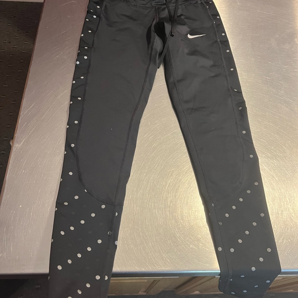 Nike Black Polka Dot Leggings